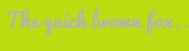 Image with Font Color B3B3B3 and Background Color BCDD11